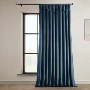 Heritage Plush Velvet Curtains for Bedroom & Living Room 50 X 84 One Panel